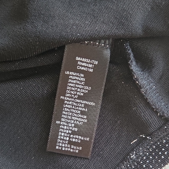 Forever 21 Glitter Black Tank Top - Picture 6 of 6